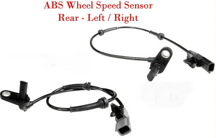 2 x ABS Wheel Speed Sensor Rear Left Right Fits: Nissan Micra 2015-2019 L4 1.6L