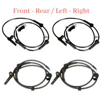 4x ABS Wheel Speed Sensor Front - Rear Left / Right Fits Nissan Quest 2011-2017