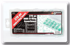 A/C HNBR O-Rings Assortment 270 piece Air Conditioning AC Green18 Popular sizes
