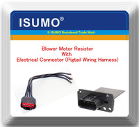  Blower Motor Resistor W/ Connector Fits: Ford Lincoln W/ Manual Temp Control
