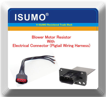  Blower Motor Resistor W/ Connector Fits: Ford Lincoln W/ Manual Temp Control