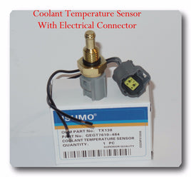 Engine Coolant Temperature Sensor W/ Electrical Connector For Ford Mazda Mercury