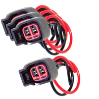 Set 4 Electrical Connector For ABS Wheel Speed Sensor Fits Fusion MKZ 20013-2017