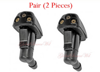 2 Pieces Windshield Washer Nozzle Front 3 Holes Fits: Hyundai Tucson  2006-2009