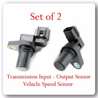 (Set 2) Trans Input & Output Speed Sensor Fits:Hyundai & Kia