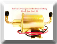 12V angle Low Pressure Electric Fuel Pump Diesel Gas U-shape for Universal Use