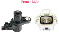 2x ABS Wheel Speed Sensor + Connector Front L/RFor RX330 RX350 RX400h Highlander
