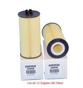 12 x Engine Oil Filter Fits Ford Diesel 2003-2010 Diesel V8 6.0L 6.4L