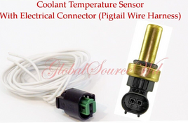 Coolant Temperature Sensor & Connector For Buick Cadillac Chevrolet GMC 2013-202