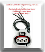3 Wires Connector For Camshaft/Crankshaft Position Sensor vehicle Speed Sensor $