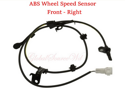 4x ABS Wheel Speed Sensor + Connector Front Rear L/R For xD 2008 Yaris 2006-2011