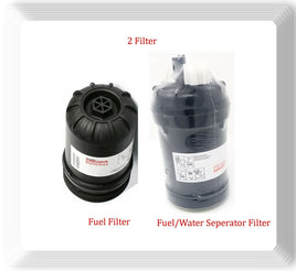 2 Fuel Filter FS1098/FF63009 Fits:Cummins B6.7 ISB6.7 L9 ISL8.9 Eng Construction