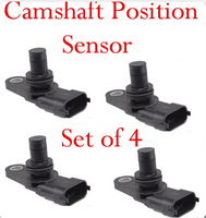 Set 4 Camshaft position Sensor With Connector Fits: GM Vehicles Suzuki 2007-2009