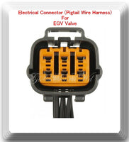 6 Wires Electrical Connector For EGR Valve EGV1084 Fits:Mazda MX5 Miata Protege