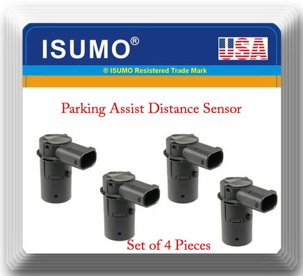 4x Parking Assist Distance Sensor W/Connector Fit Ford Lincoln Mercury 2005-2010