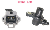 2x ABS Wheel Speed Sensor + Connector Front L/RFor RX330 RX350 RX400h Highlander
