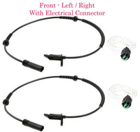 2 x ABS Wheel Speed Sensor & Connector Front L/R Fits BMW X1 X2 Mini Cooper