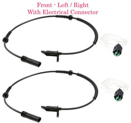 2 x ABS Wheel Speed Sensor & Connector Front L/R Fits BMW X1 X2 Mini Cooper