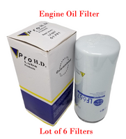 6 x Engine Oil Filter LF667 Compatible With Caterpillar 1R0739; Mack 485GB3191