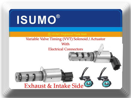 2 Variable Valve Timing Solenoid W/Connectors Exhaust/Intake Side for:Mitsubishi