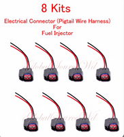 8 Kits Pigtail Connector of Fuel Injector FJ731Fits: Chrrysler Dogde Jeep Ram V8