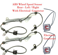2 x ABS Wheel Speed Sensor & Connector Rear L/R Fits: Subaru Forster 2008-2012
