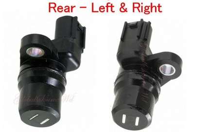 Set 2 ABS Wheel Speed Sensor Rear Left  & Right Fits:Toyota T100 Tacoma Tundra 