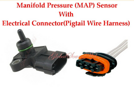 Manifold Pressure (MAP) Sensor W/ Electrical Connector Fits: Hyundai-Kia