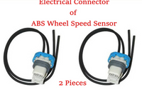 2 ABS Wheel Speed Sensor Front L/R W/Connectors Captiva Equinox Torrent VUE XL7