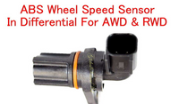ABS Wheel Speed Sensor & Connector , Rear - Center Fits Series F 04-16 Mark LT