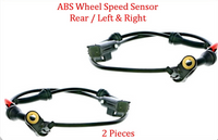 2 x ABS Wheel Speed Sensor Rear L/R Fit:OEM#LR024208 Range Rover Evoque 12-16