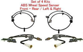 Set 4 ABS Wheel Speed Sensor Front-Rear Left & Right Fits Pacifica 2004-2006 V6