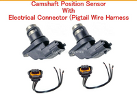 Set of 2 Pcs Camshaft Position Sensor W/ Connector Fits:Chrysler Dodge Mercedes