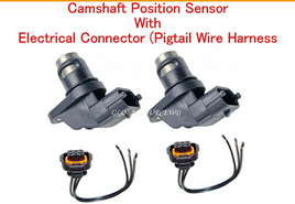 Set of 2 Pcs Camshaft Position Sensor W/ Connector Fits:Chrysler Dodge Mercedes