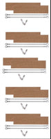 10 Heating Elements 3mm+10 PTFI Sheets For Impulse Sealer 20" / 500 mm PFS500