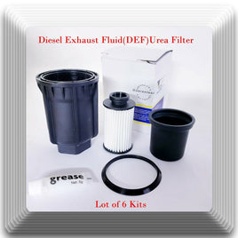 Lot 6 Kits Diesel Exhaust Fluid(DEF)Urea Filter UF106 Fits Mercedes Freightliner