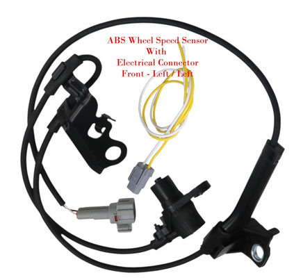 ABS Wheel Speed Sensor + Connector Front-Left For Toyota Corolla Matrix 03-08