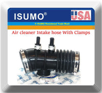 Air Cleaner Intake Hose W/Clamps Fits: OEM# 4S100 Frontier Xterra V6 3.3L 99-04