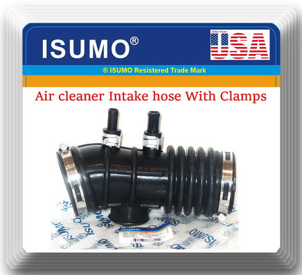 Air Cleaner Intake Hose W/Clamps Fits: OEM# 4S100 Frontier Xterra V6 3.3L 99-04