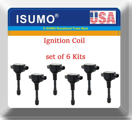 6 Kits Ignition Coil W/Connector FIts: OEM# 22448-JA10A Infinti Nissan 2007-2019