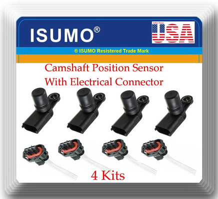 4 X PC908 Camshaft position Sensor W/Connector Fits: GM Vehicles Saab 2010-2020