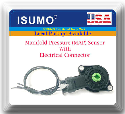 Manifold Pressure (MAP) Sensor W/Electrical Connector Fits: Audi - VW Volkswagen