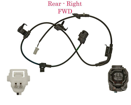 4x ABS Wheel Speed Sensor & ConnectorFront-Rear L/R For RAV4 Sport Utility 13-18