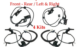 (Set 4) ABS Wheel Speed Sensor Front Rear Left & Right FIts: RAV4 2006-2013 4WD