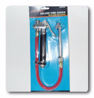 DELUXE TIRE CHUNK WITH HOSE AND GAUGE 10 to 120 PSI in Lbs 