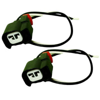 2 x ABS Wheel Speed Sensor W/ Upgrade Connector Front L/R Fits Ford Lincoln