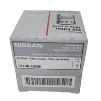OEM Genuine Nissan Oil Filter 15208-65F0E Works on Infiniti Nissan 1995-2022
