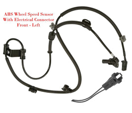 ABS Wheel Speed Sensor & Connector Front Left  Fits Hyundai Santa Fe Kia Sorento