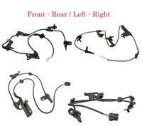 4 x ABS Wheel Speed Sensor Front Rear L/R Fits Toyota RAV4 2013 2..5L