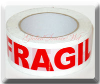 12 Rolls 2" x 110 yds Fragile Seal Packing Tape IF SEAL IS BROKEN 